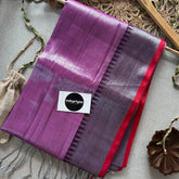 Indupriyaa Lavender Handloom Tissue Cotton saree